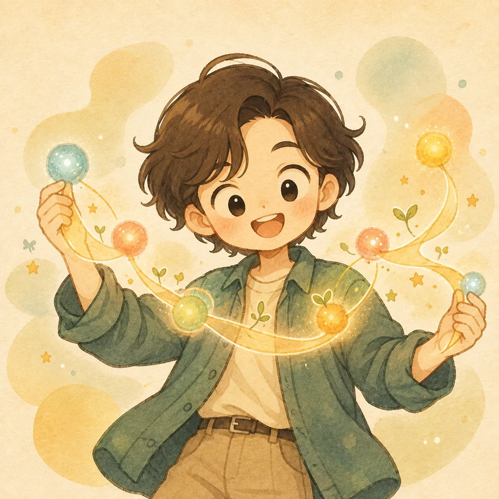 ENFP 아이디어 불꽃 캐릭터